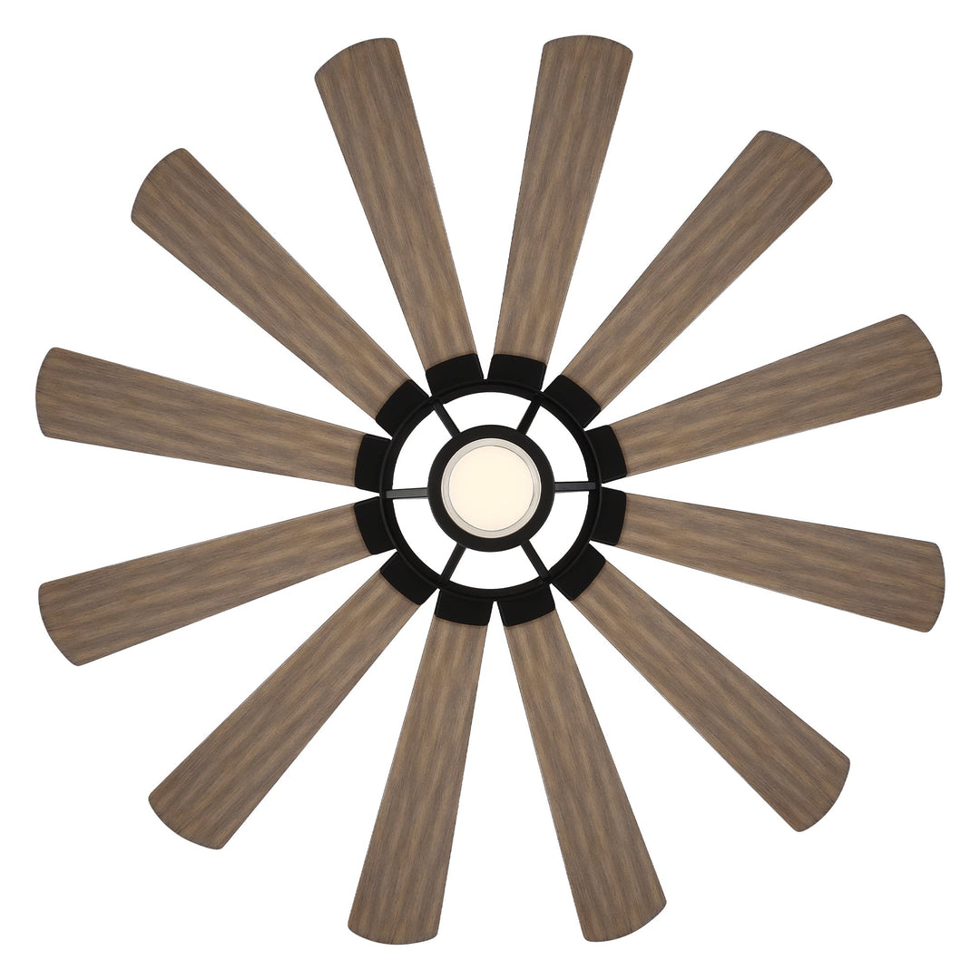 Modern Forms Fan Wynd Mill FR-W2201-65L27MBBW Ceiling Fan 65 - Matte Black/Barn Wood, Barn Wood/