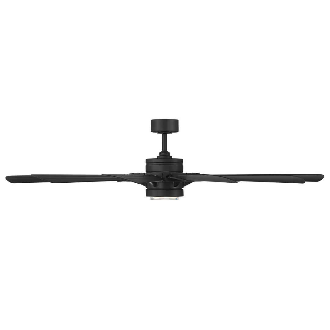 Modern Forms Fan Wynd Mill FR-W2201-65L-MB Ceiling Fan 65 - Matte Black, Matte Black/