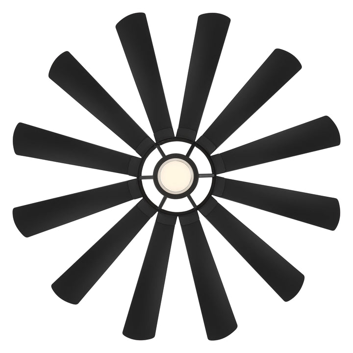 Modern Forms Fan Wynd Mill FR-W2201-65L-MB Ceiling Fan 65 - Matte Black, Matte Black/