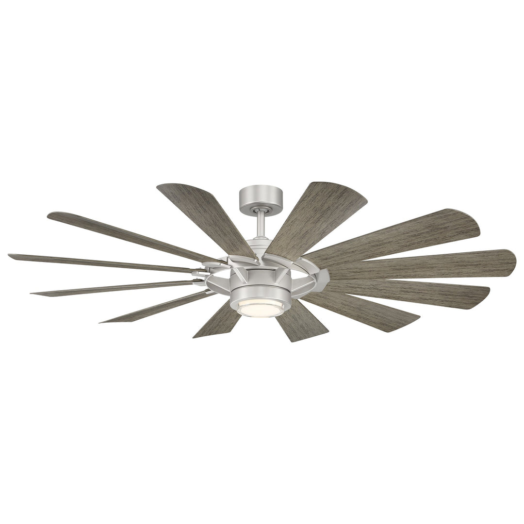 Modern Forms Fan Wynd Mill FR-W2201-65L35STWW Ceiling Fan 65 - Steel/Weathered Wood, Weathered Wood/