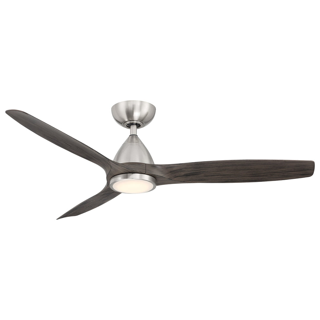 Modern Forms Fan Skylark FR-W2202-54L27BNEB Ceiling Fan 54 - Brushed Nickel/Ebony, Ebony/