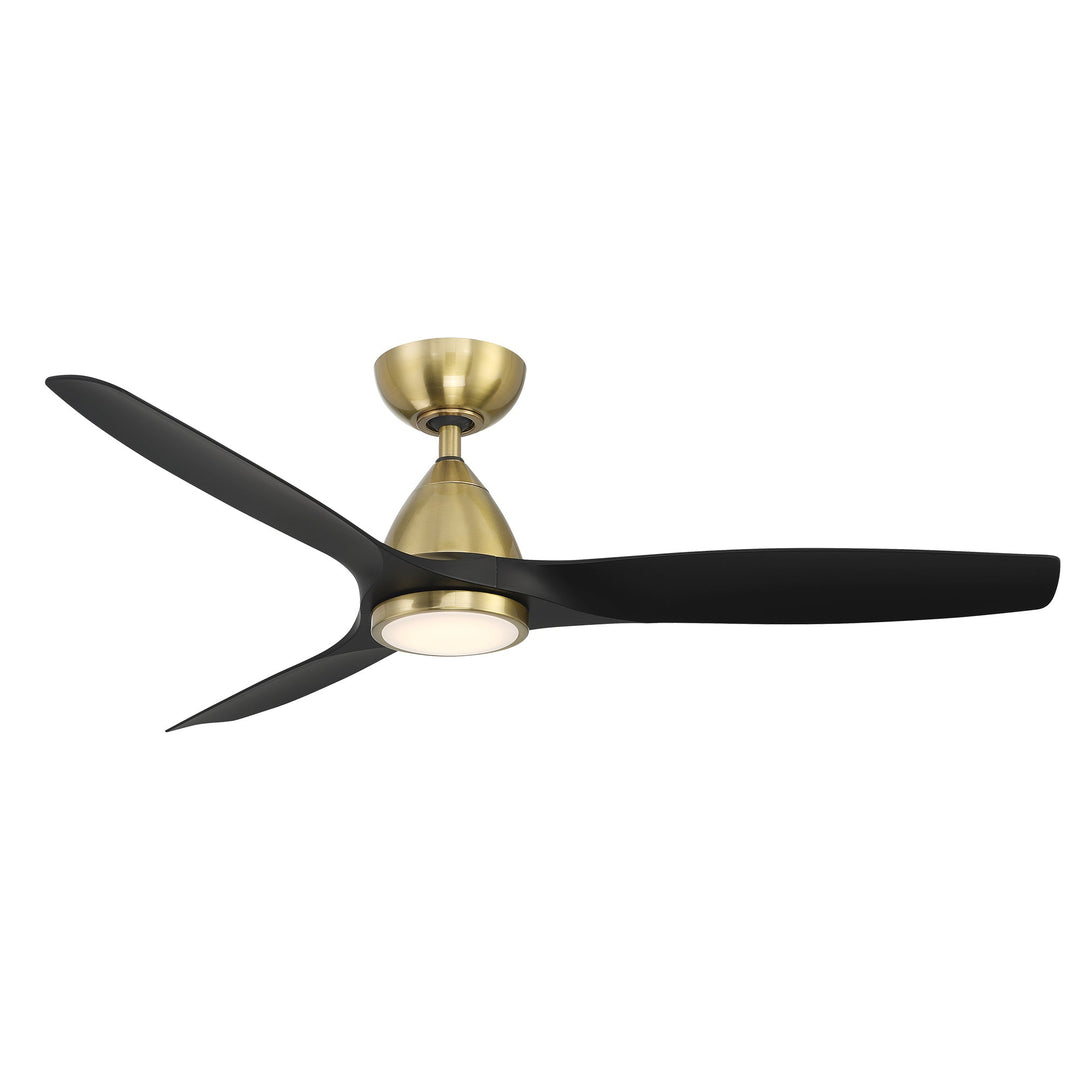 Modern Forms Fan Skylark FR-W2202-54L35SBMB Ceiling Fan 54 - Soft Brass/Matte Black, Matte Black/
