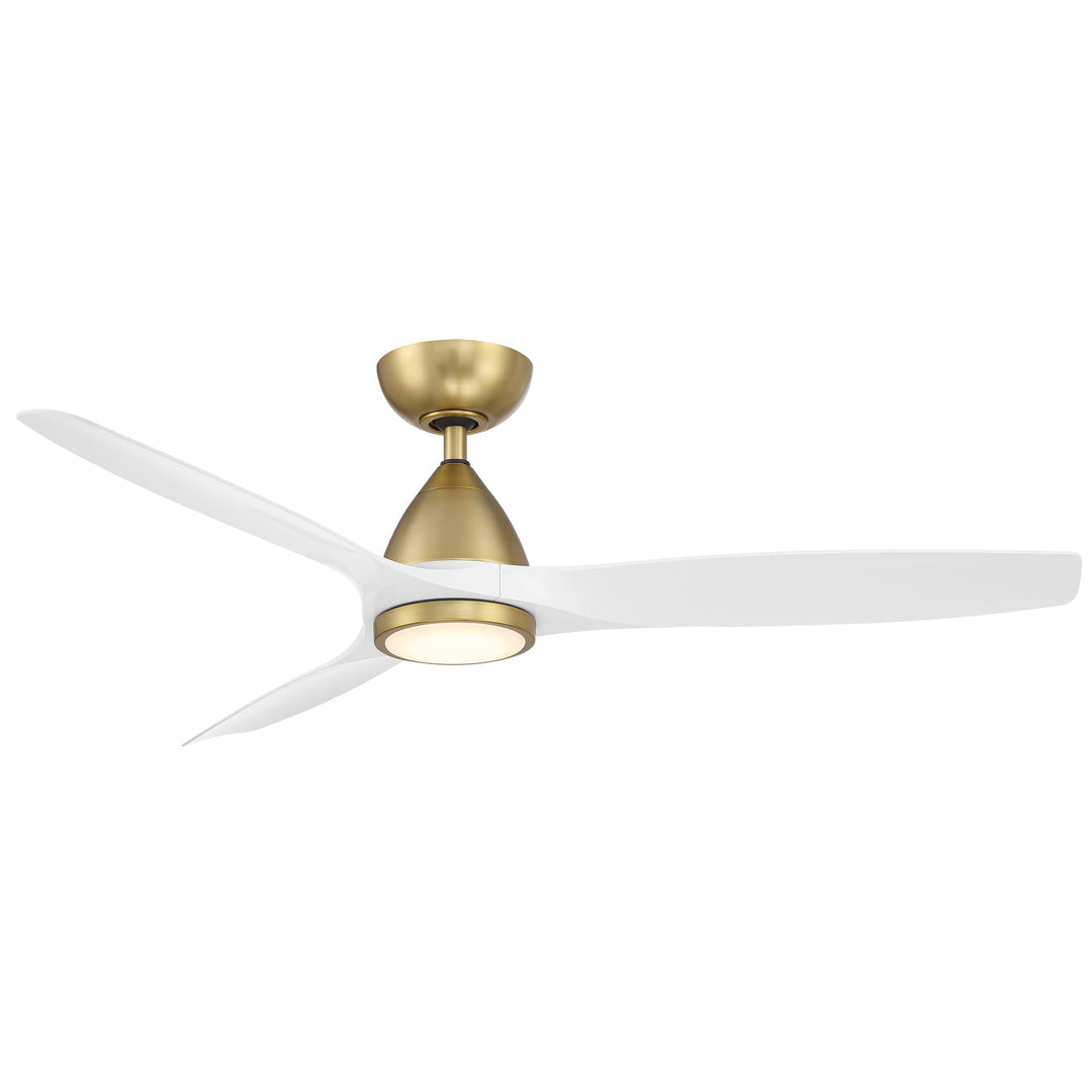 Modern Forms FR-W2202-54L27SBMW  Skylark Ceiling Fan Accessory Soft Brass/Matte White