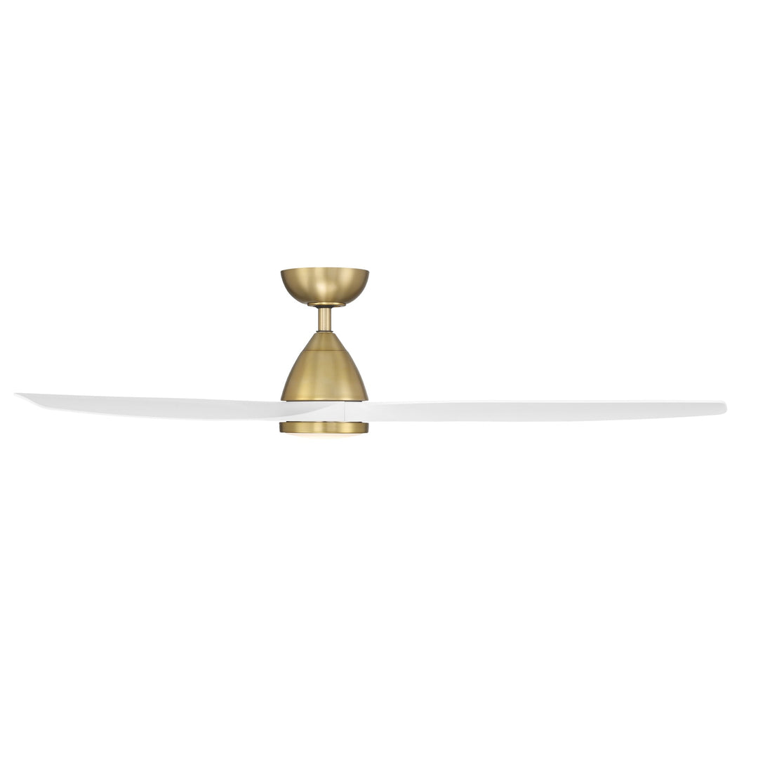 Modern Forms Fan Skylark FR-W2202-62L-SB/MW Ceiling Fan 62 - Soft Brass/Matte White, Matte White/