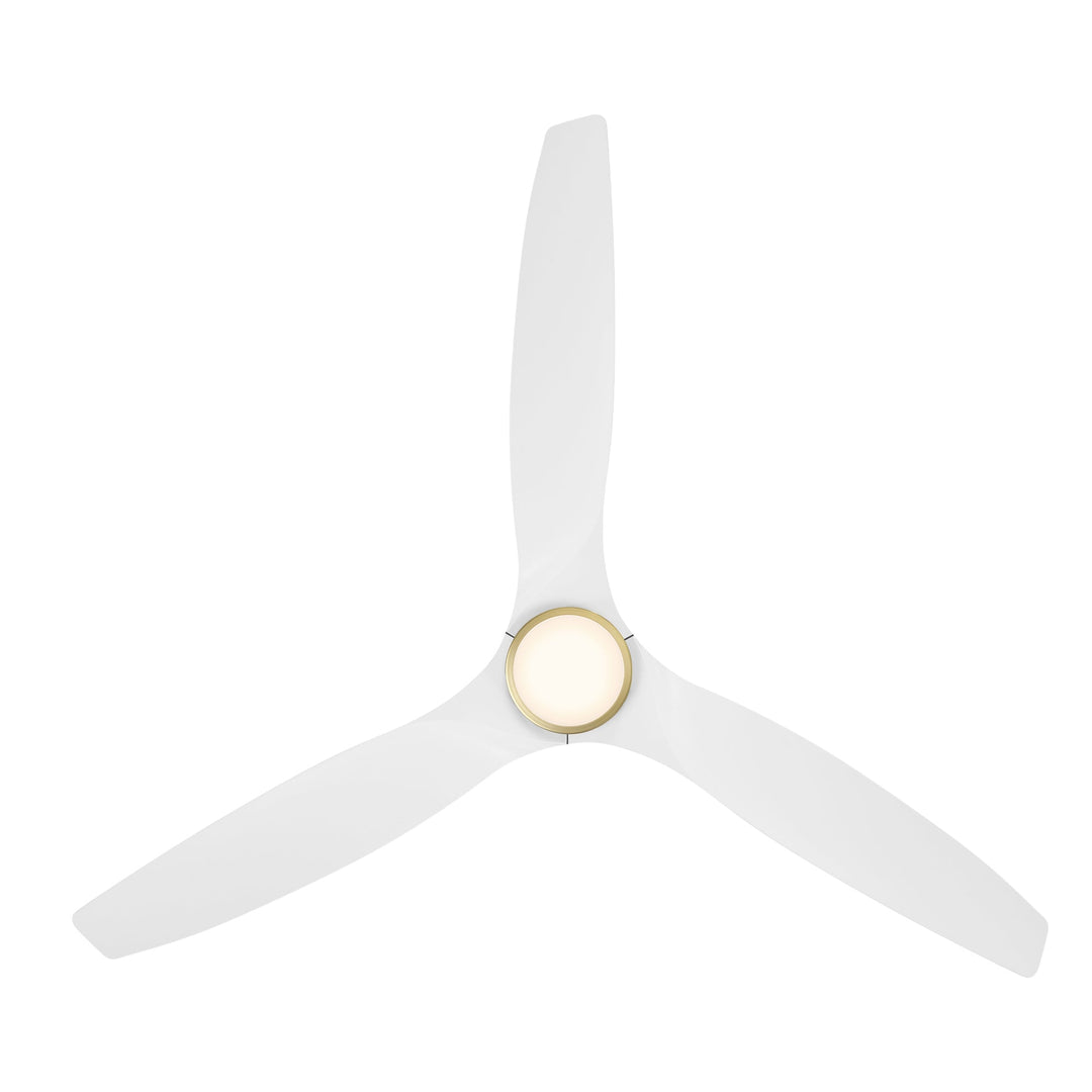 Modern Forms Fan Skylark FR-W2202-62L-SB/MW Ceiling Fan 62 - Soft Brass/Matte White, Matte White/