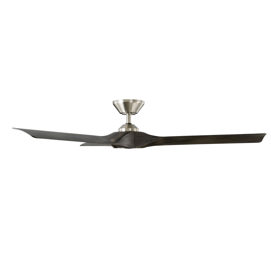 Modern Forms Fan Torque FR-W2204-58-BN/EB Ceiling Fan 58 - Brushed Nickel/Ebony, Ebony/