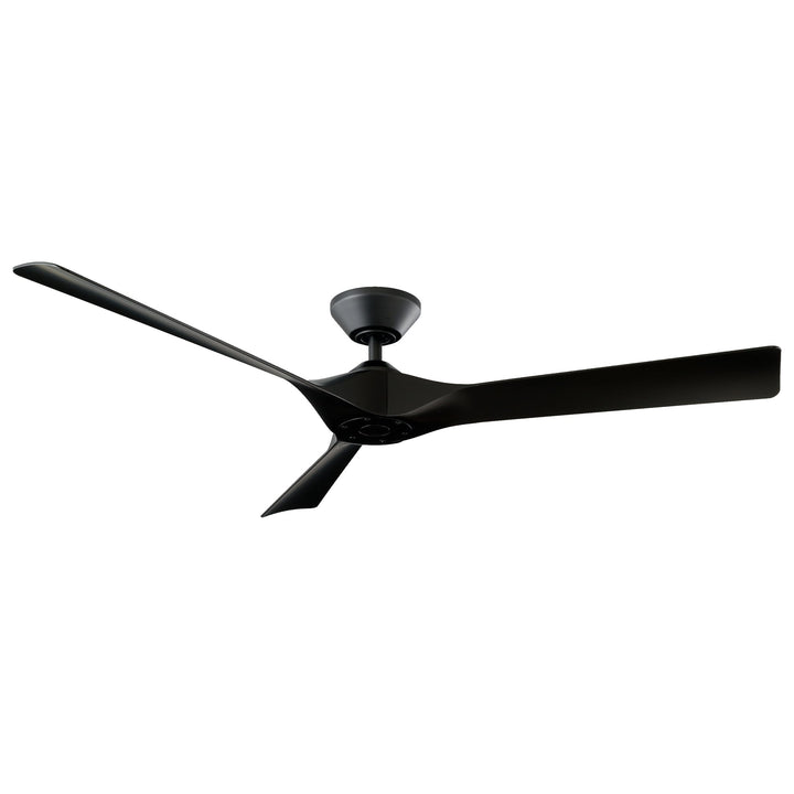 Modern Forms Fan Torque FR-W2204-58-MB Ceiling Fan 58 - Matte Black, Matte Black/