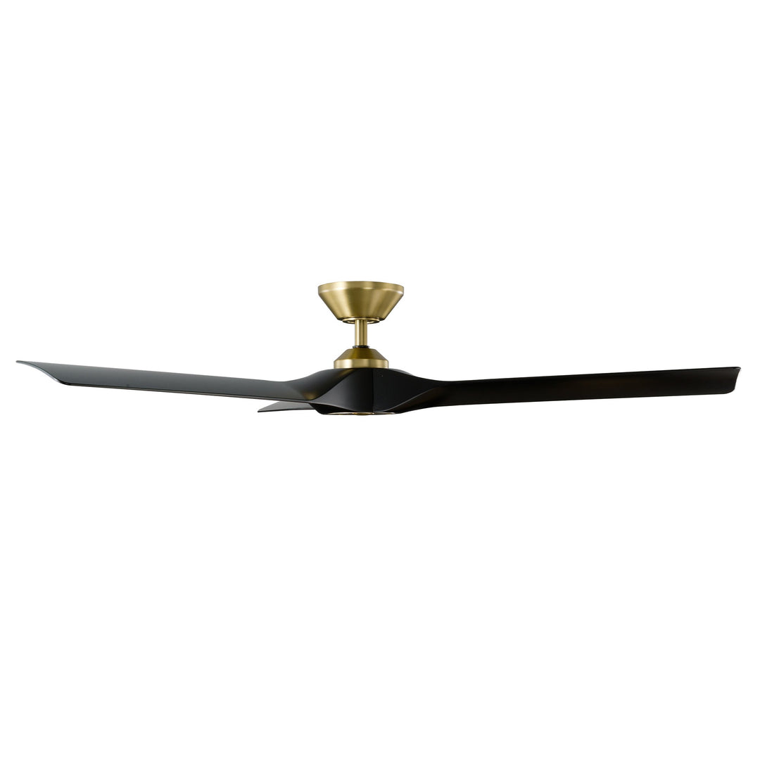 Modern Forms Fan Torque FR-W2204-58-SB/MB Ceiling Fan 58 - Soft Brass/Matte Black, Matte Black/