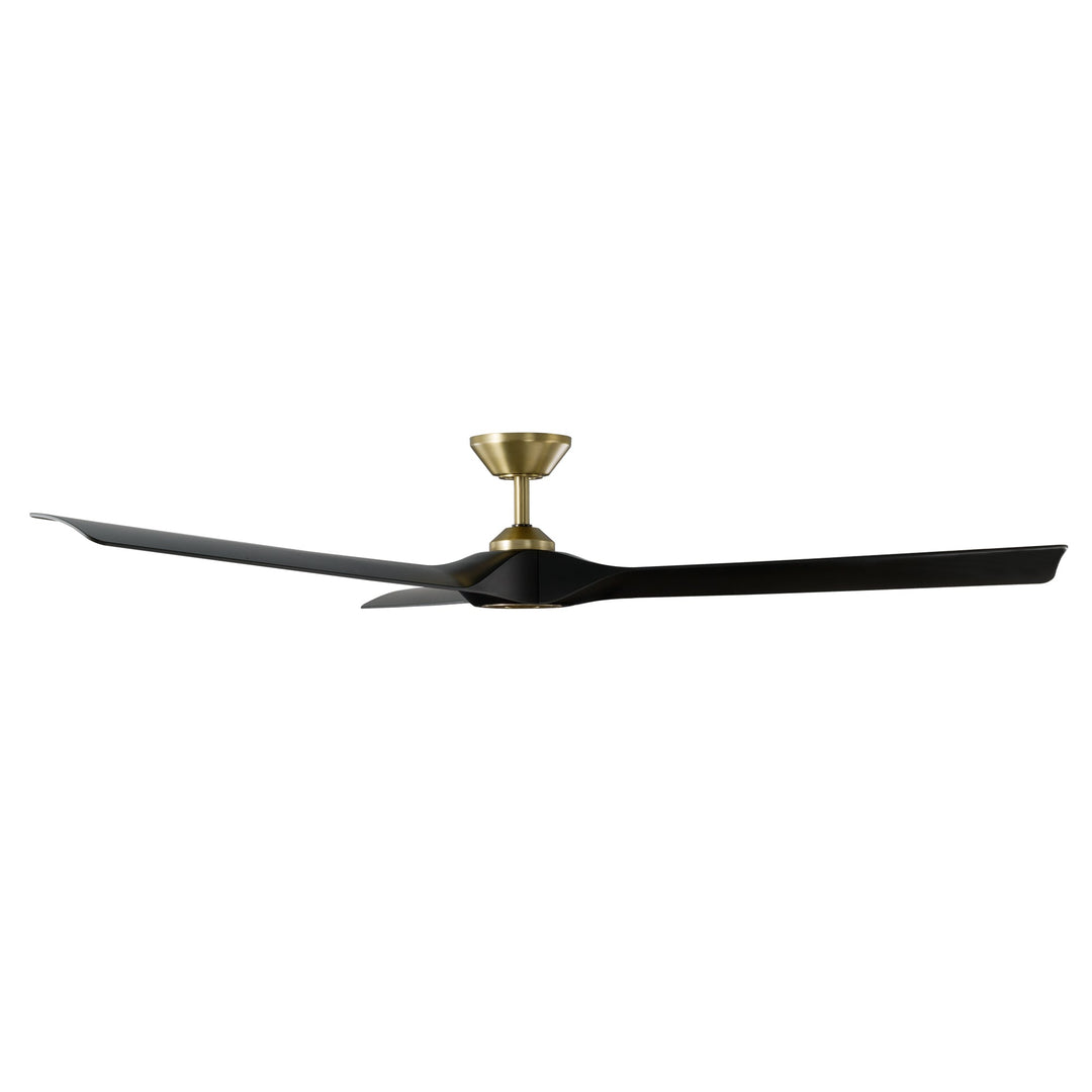 Modern Forms Fan Torque FR-W2204-70-SB/MB Ceiling Fan 70 - Soft Brass/Matte Black, Matte Black/