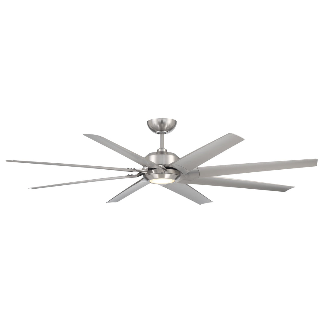 Modern Forms Fan Roboto Xl FR-W2301-70L-BN Ceiling Fan 70 - Brushed Nickel, Silver/