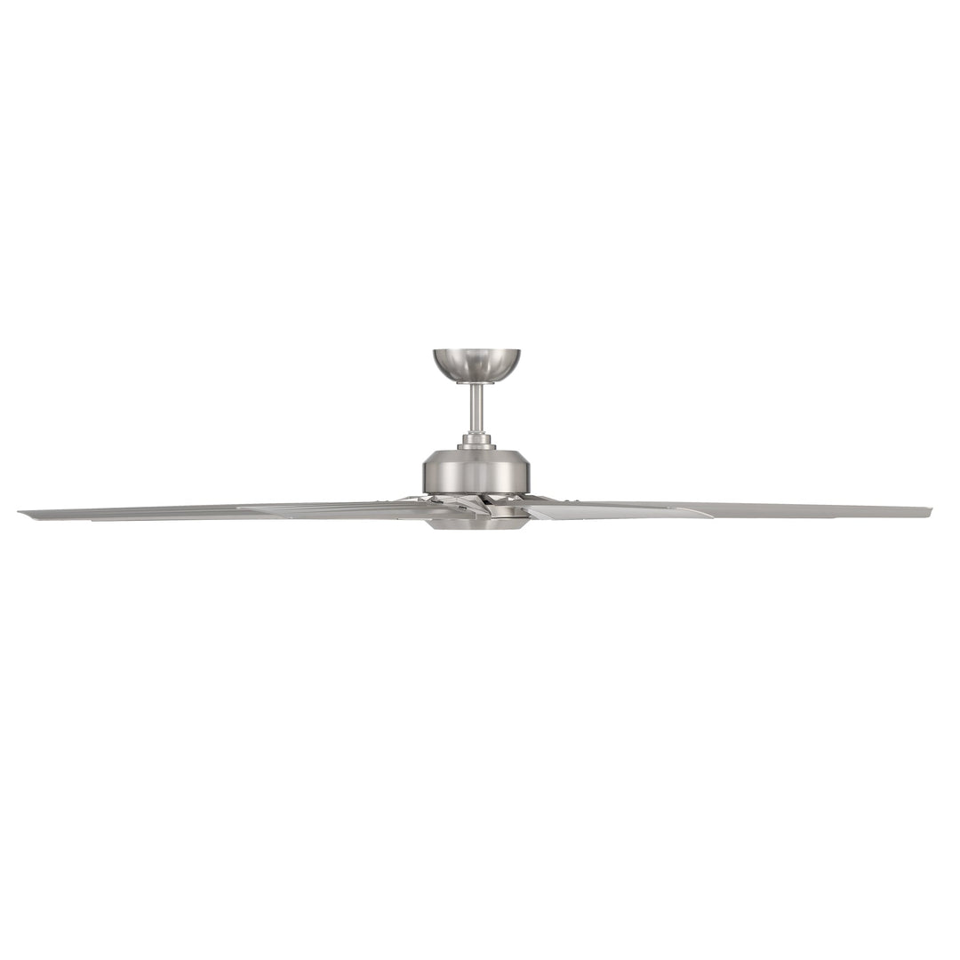 Modern Forms Fan Roboto Xl FR-W2301-70L-BN Ceiling Fan 70 - Brushed Nickel, Silver/