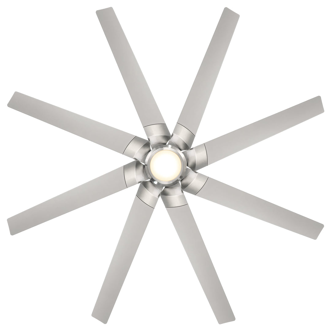 Modern Forms Fan Roboto Xl FR-W2301-70L-BN Ceiling Fan 70 - Brushed Nickel, Silver/