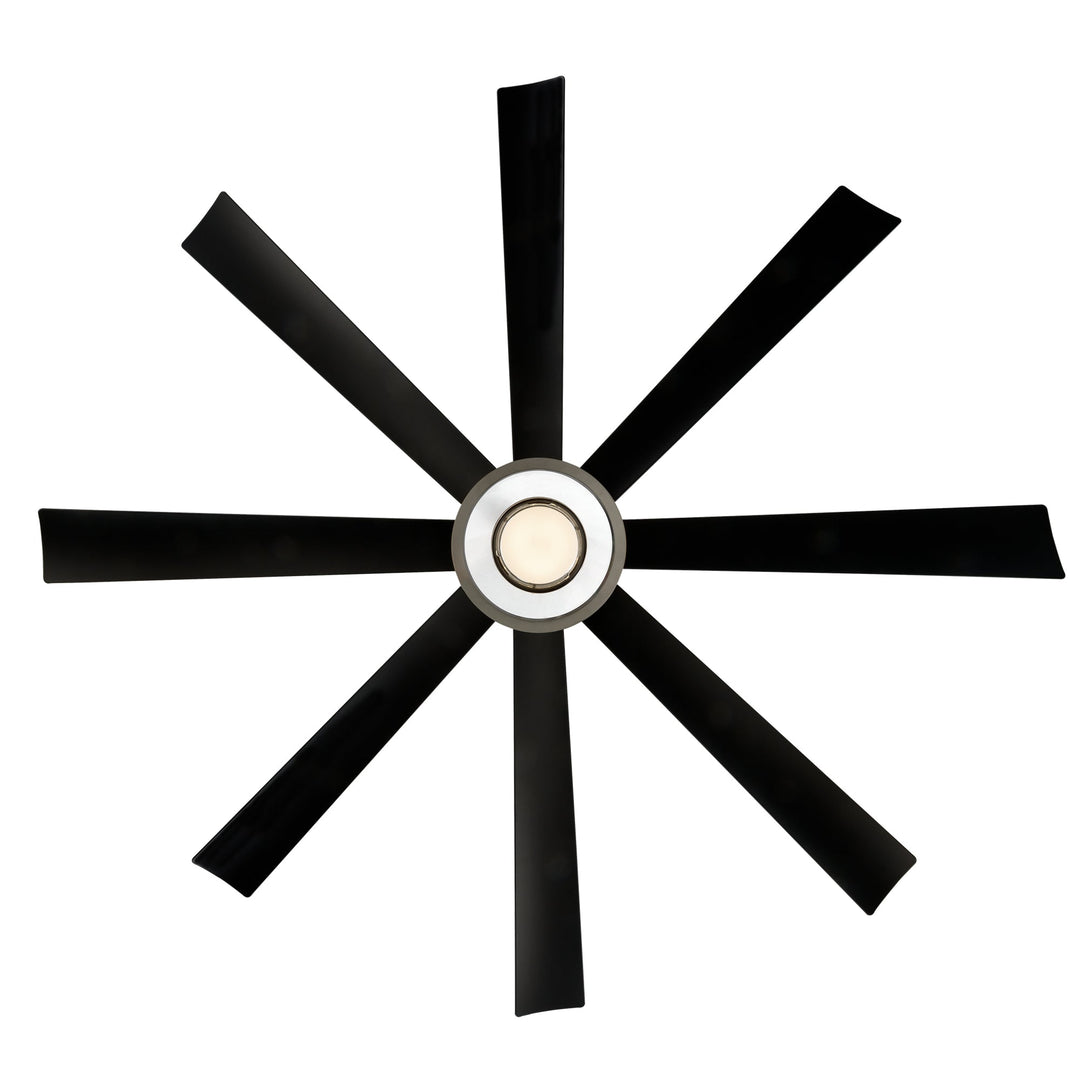 Modern Forms FR-W2303-72L35BNMB  Aura Ceiling Fan Accessory Brushed Nickel/Matte Black
