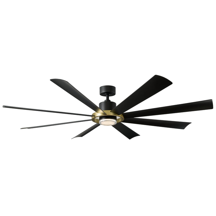 Modern Forms Fan Aura FR-W2303-72L-SB/MB Ceiling Fan 72 - Soft Brass/Matte Black, Matte Black/