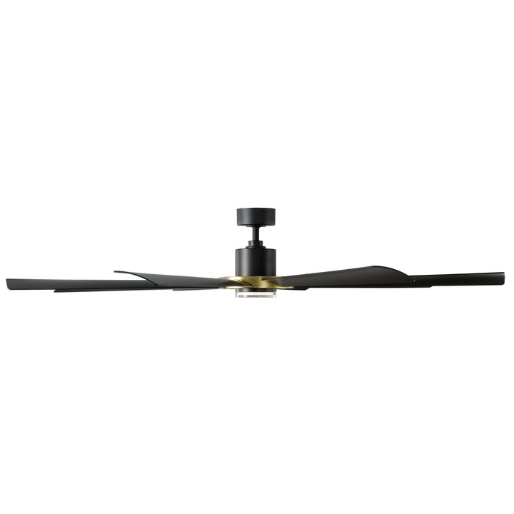 Modern Forms Fan Aura FR-W2303-72L-SB/MB Ceiling Fan 72 - Soft Brass/Matte Black, Matte Black/