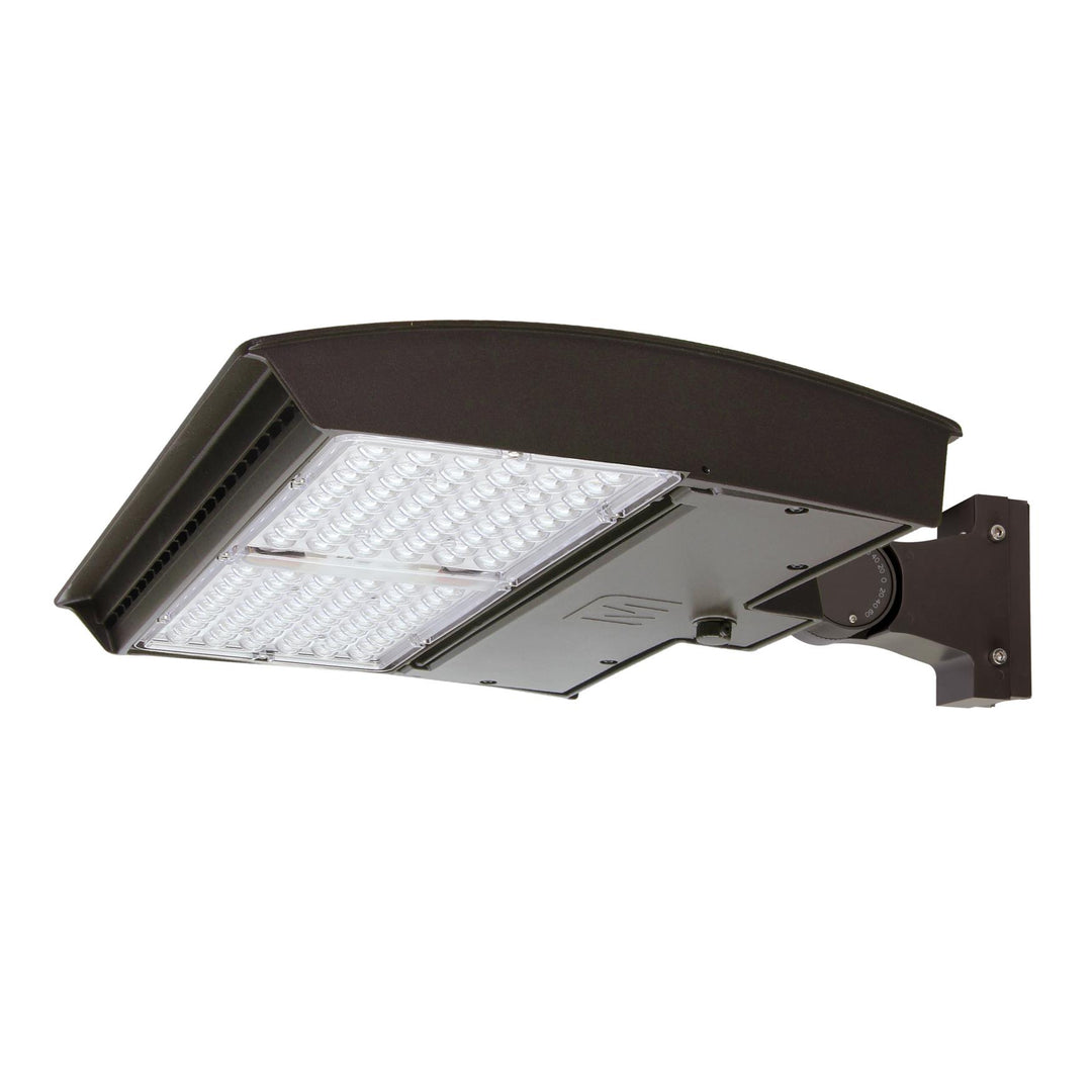 Maxlite Lighting 108514  M Series 125W, 277-480V, Type 5S Square, Cct Select 3/4/5K, Bronze, Flexible Arm, C-Max Compatible Led Flood Light