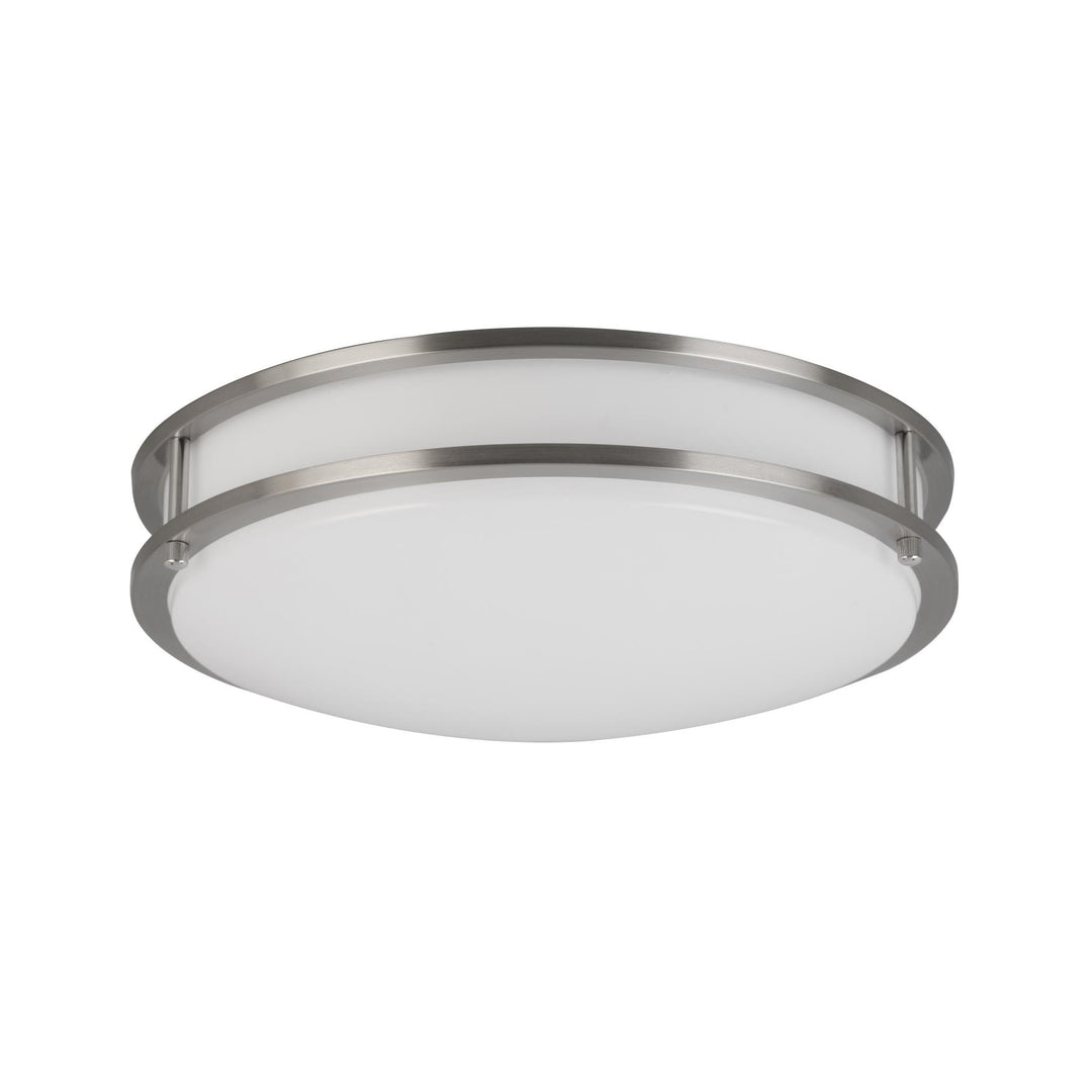 Maxlite Lighting 103944  Ceiling Fixture Led, Medium, 14" Arch, Brushed Nickel, 20W 90 Cri, 2700K/3000K/3500K/ 4000K/5000K, 120V, Triac Dimming Led Residential Light