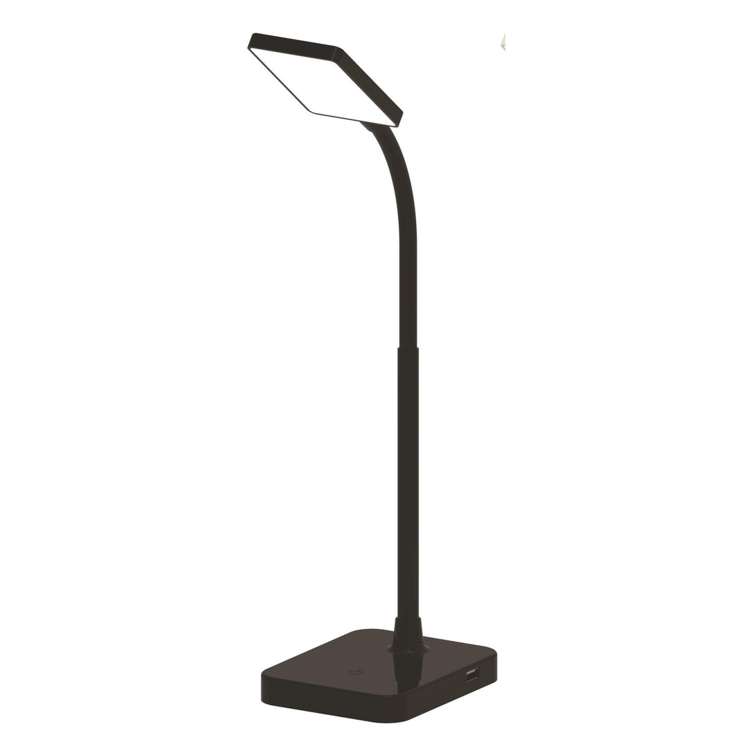 Maxlite Lighting 105355  Desk Lamp Led 4W Slim 3000K, Usb Port, Black Finish Led Residential Light