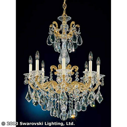 Schonbek La Scala 5007-22 Chandelier Light - Heirloom Gold