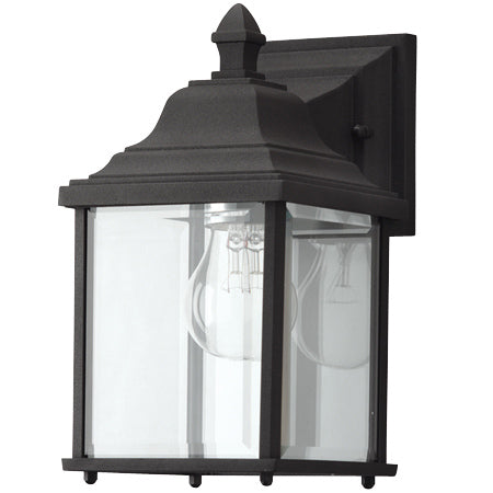 Dolan Designs Lighting 931-50 Charleston One Light Wall Sconce Outdoor Black