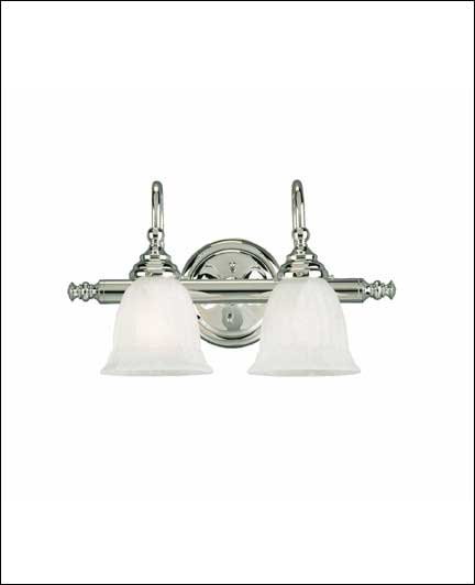 Savoy House Brunswick 8-1062-2-CH Bath Vanity Light 17 in. wide - Chrome