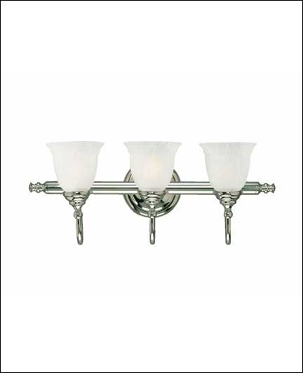 Savoy House Brunswick 8-1062-3-CH Bath Vanity Light 24 in. wide - Chrome