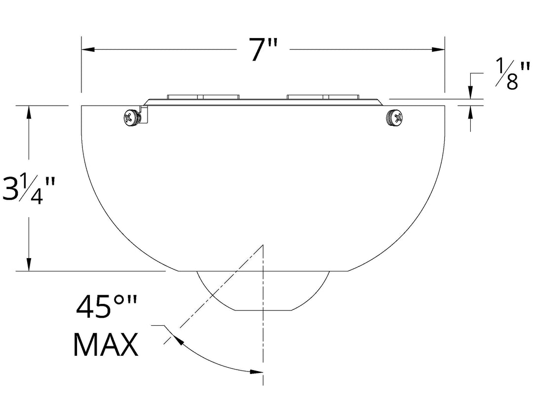 Modern Forms XF-SCK-ST  Fan Accessories Ceiling Fan Accessory Steel