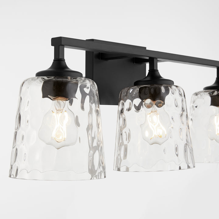 Quorum Eldorado 5005-3-159 Bath Vanity Light 25 in. wide - Matte Black