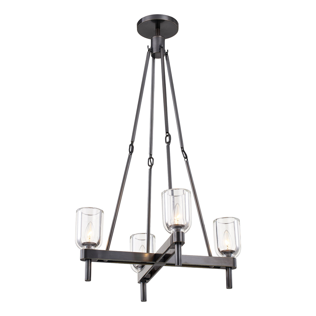 Alora lucian PD338422UBCC Pendant Light - Clear Crystal/Urban Bronze