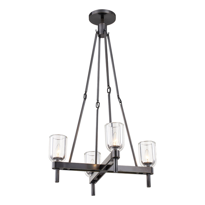 Alora lucian PD338422UBCC Pendant Light - Clear Crystal/Urban Bronze