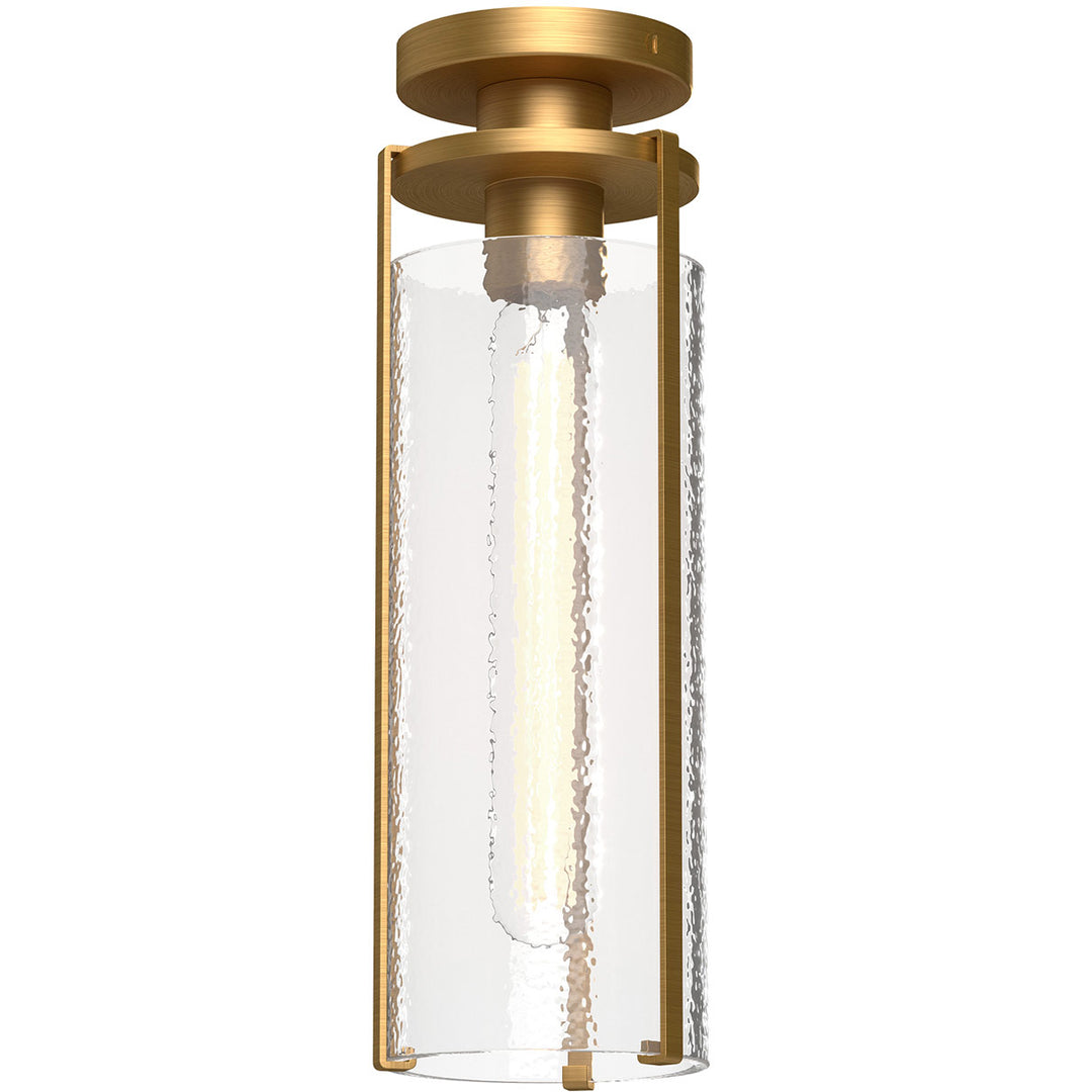 Alora Mood belmont FM536005AGWC Ceiling Light - Aged Gold/Clear Water Glass