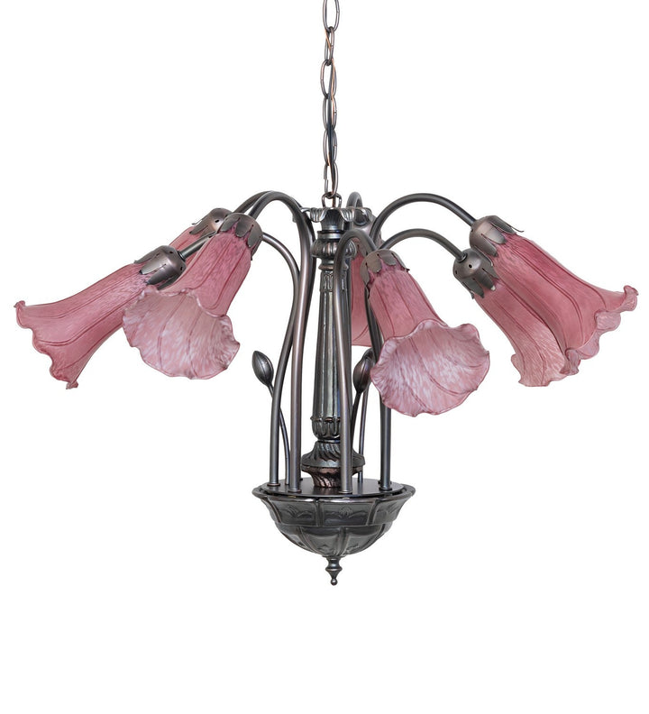 Meyda Tiffany Lavender 11704 Chandelier Light - Mahogany Bronze