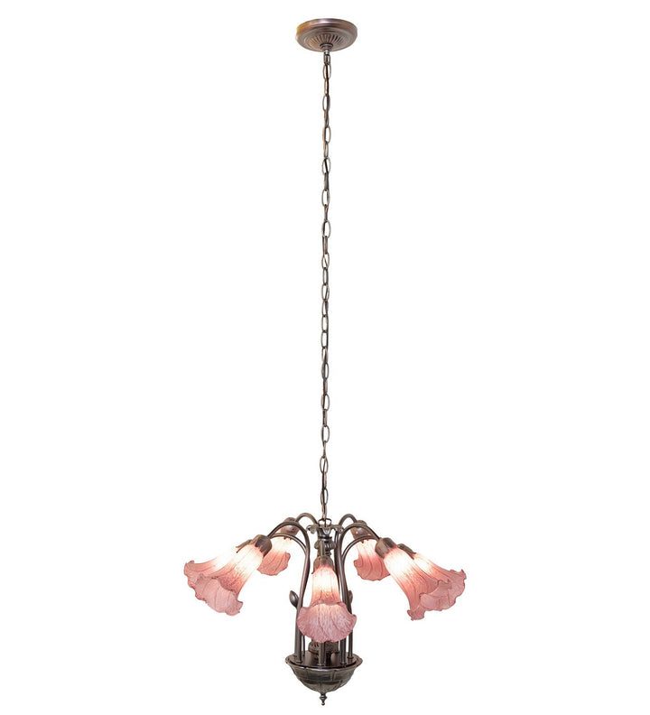 Meyda Tiffany Lavender 11704 Chandelier Light - Mahogany Bronze