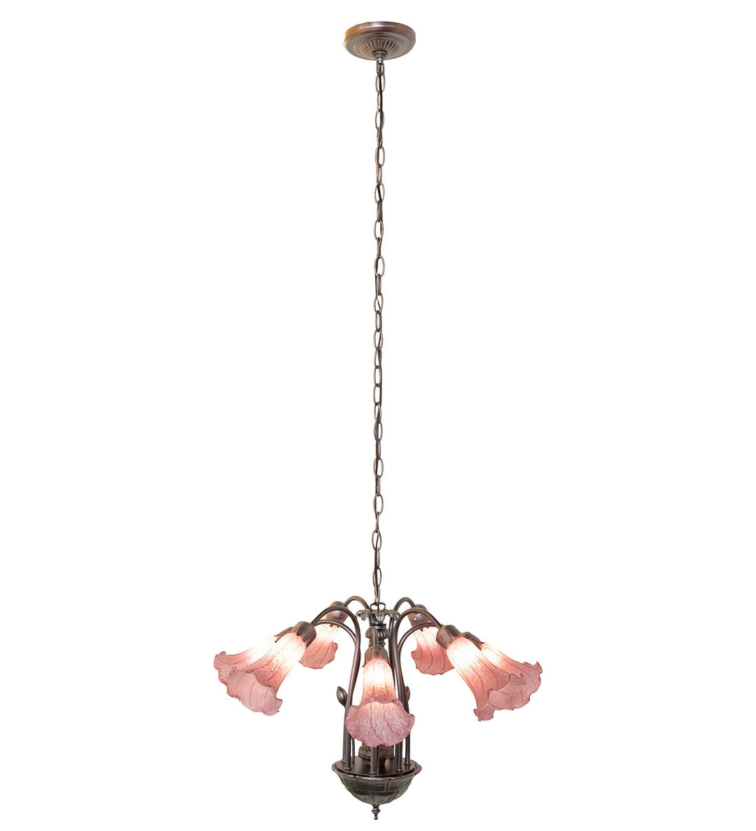 Meyda Tiffany Lavender 11704 Chandelier Light - Mahogany Bronze