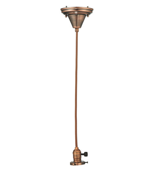 Meyda Tiffany Victorian Mission Arts & Crafts 101599 Pendant Light - Burnished Copper