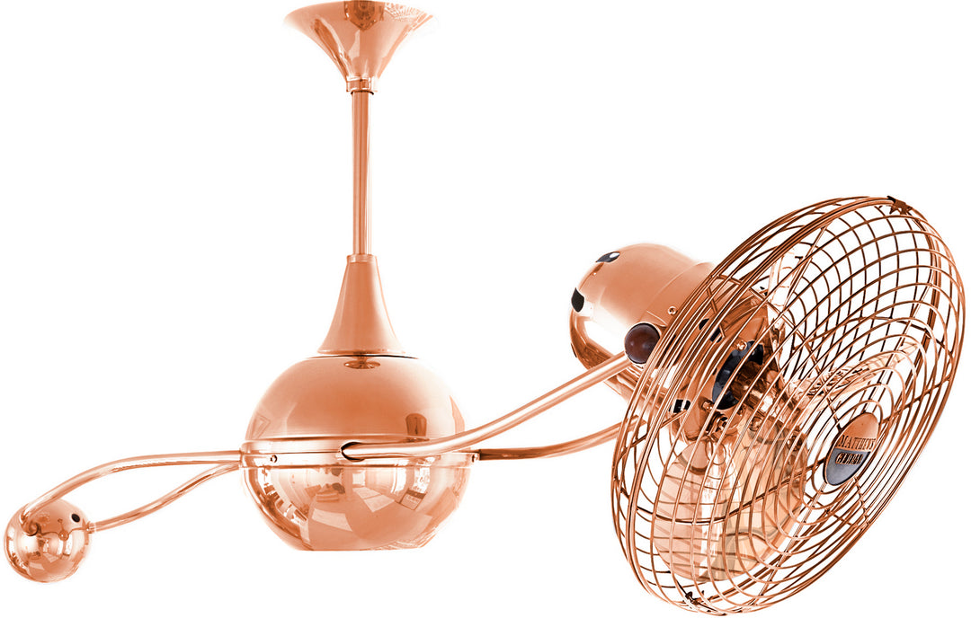 Matthews Fan Company Brisa 2000 B2K-CP-MTL Ceiling Fan 13 - Polished Copper, Polished Copper/