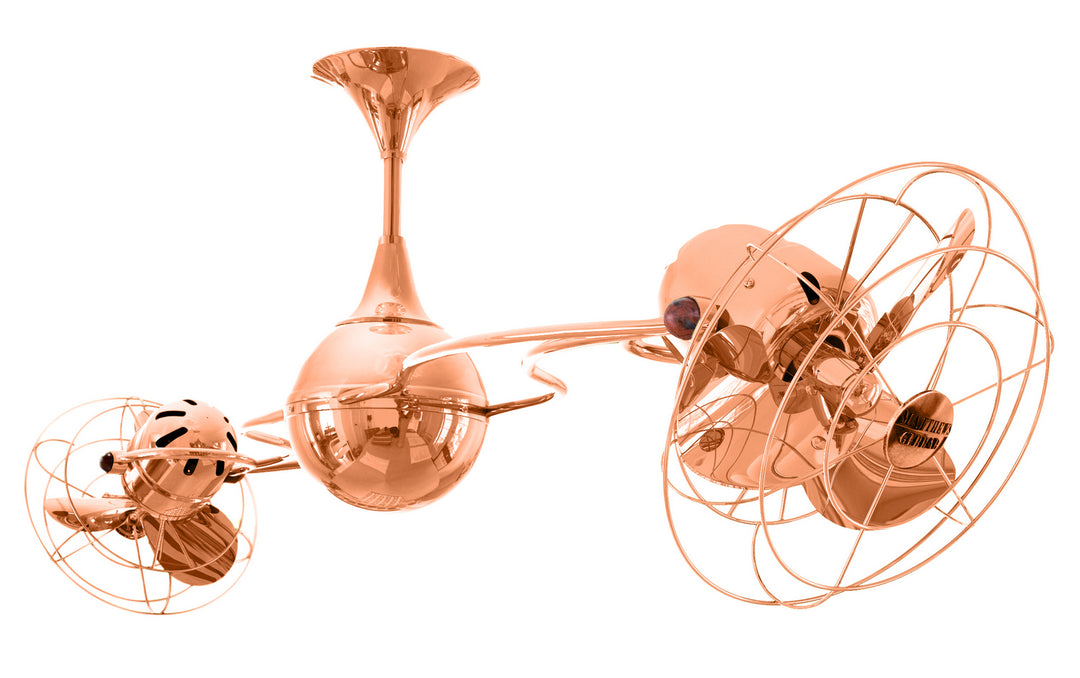 Matthews Fan Company Italo Ventania IV-CP-MTL Ceiling Fan 13 - Polished Copper, Polished Copper/