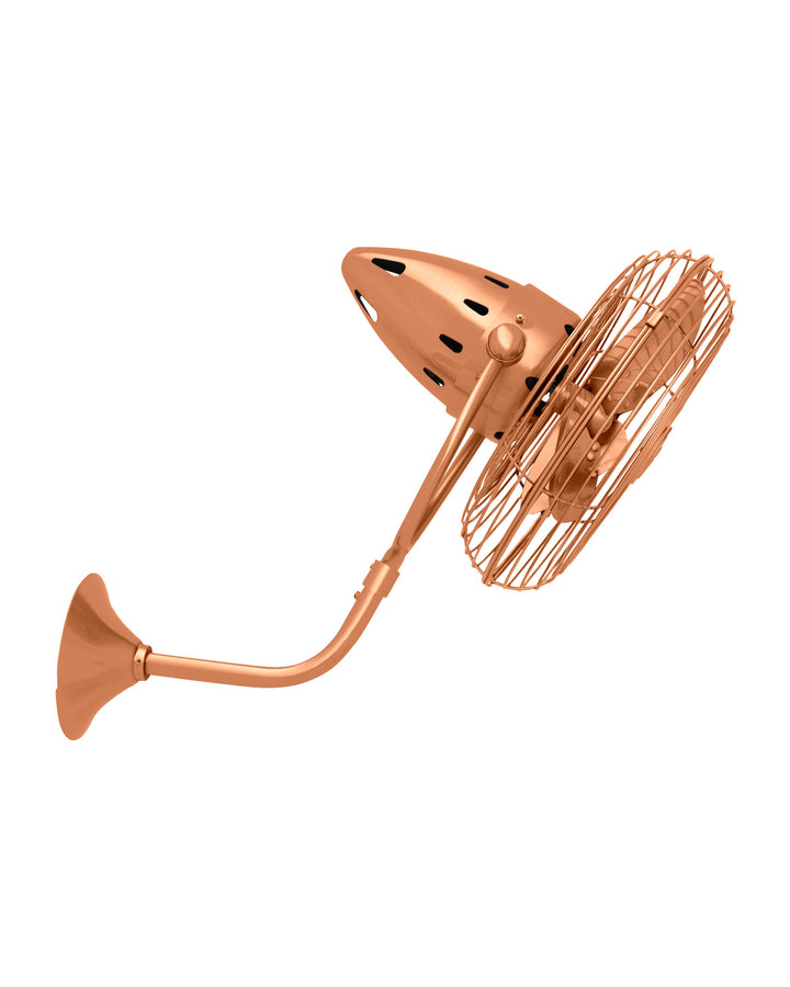 Matthews Fan Company Bruna Parede BP-BRCP-MTL Ceiling Fan 13 - Brushed Copper, Polished Brass/