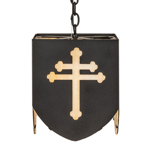 Meyda Tiffany Lions And Cross 29266 Pendant Light -