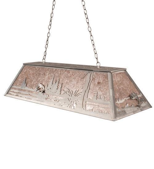 Meyda Tiffany Leaping Trout 65178 Pendant Light - Steel