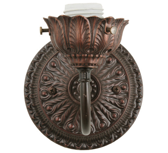 Meyda Tiffany Clover 20105 Wall Light - Mahogany Bronze