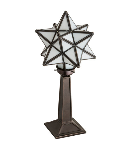 Meyda Tiffany Lighting 18473 Moravian Star One Light Accent Lamp Lamp Bronze / Dark