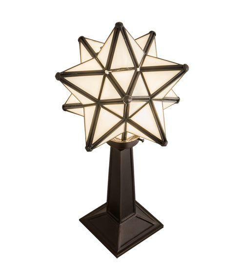 Meyda Tiffany Lighting 18473 Moravian Star One Light Accent Lamp Lamp Bronze / Dark