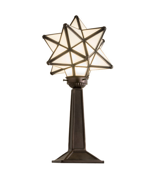 Meyda Tiffany Lighting 18473 Moravian Star One Light Accent Lamp Lamp Bronze / Dark