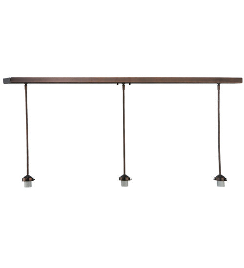 Meyda Tiffany Murano 142803 Pendant Light - Mahogany Bronze
