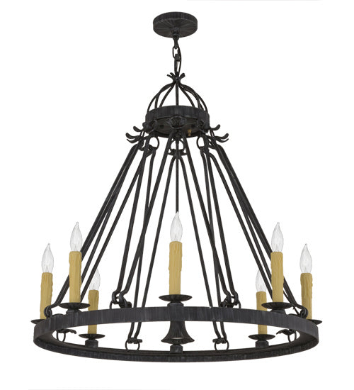 Meyda Tiffany Lakeshore 117730 Chandelier Light - Timeless Bronze