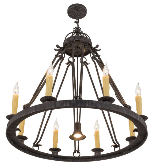 Meyda Tiffany Lakeshore 117730 Chandelier Light - Timeless Bronze