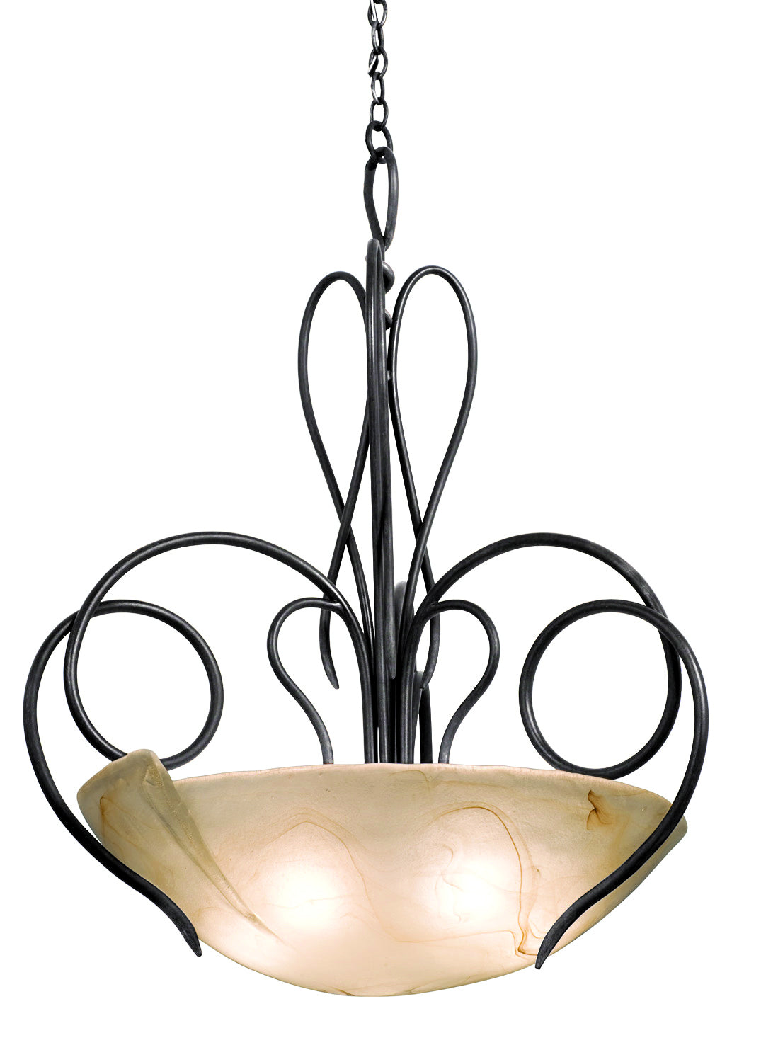 Kalco Tribecca 4306TO/ANTQ Pendant Light - Tortoise Shell