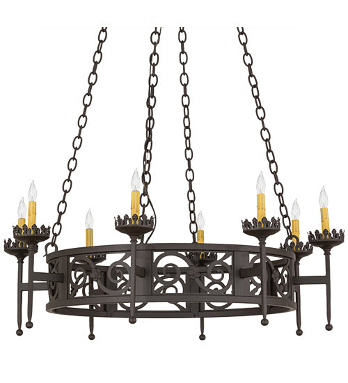 Meyda Tiffany Majella 160337 Chandelier Light - Oil Rubbed Bronze