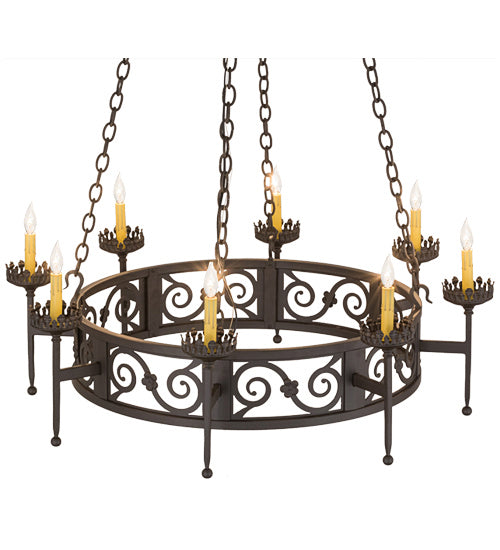 Meyda Tiffany Majella 160337 Chandelier Light - Oil Rubbed Bronze